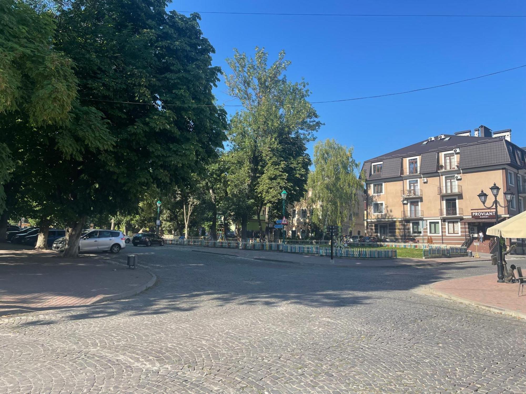 Ferienwohnung «Гори́Ще На Площі Польський Ринок» Kamjanez-Podilskyj Exterior foto